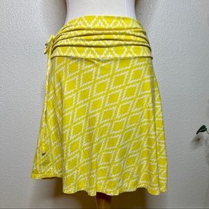 Lemon Yellow Patagonia Mini Skirt S